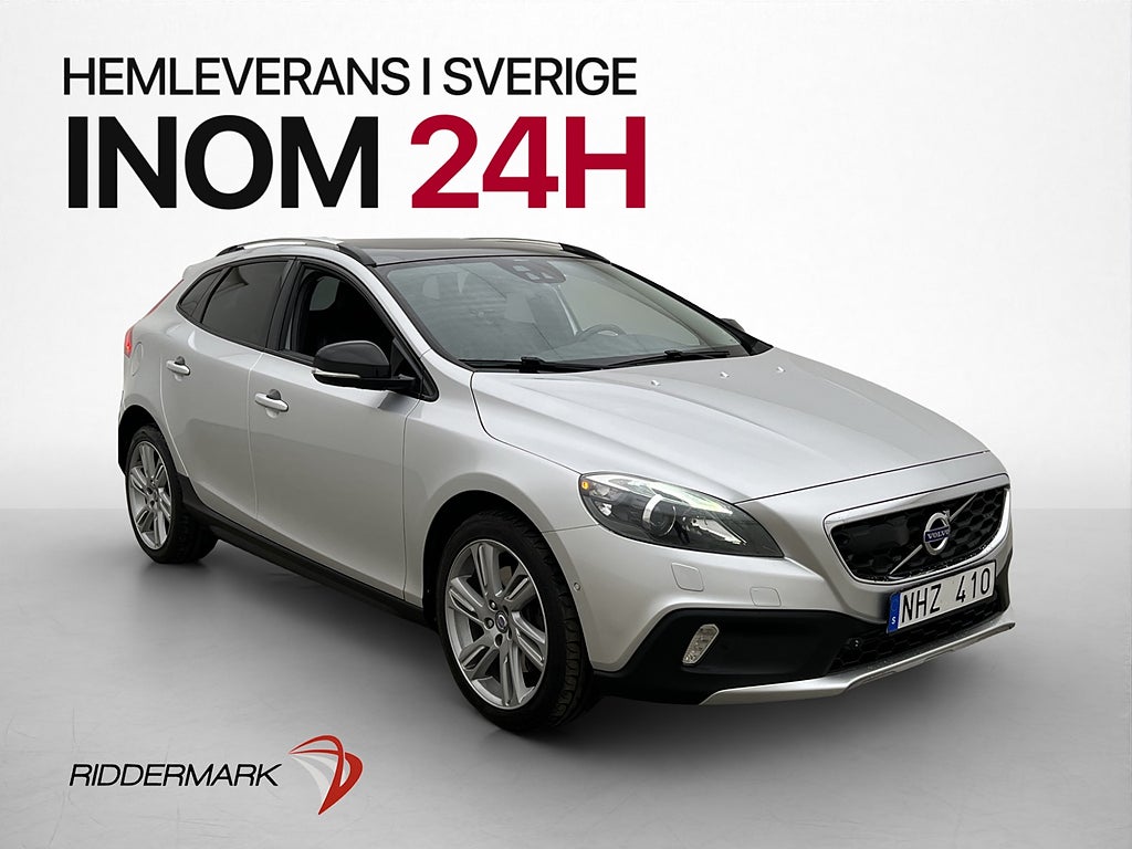 Volvo V40 Cross Country T4 AWD Summum Pano VOC Värmare Skinn