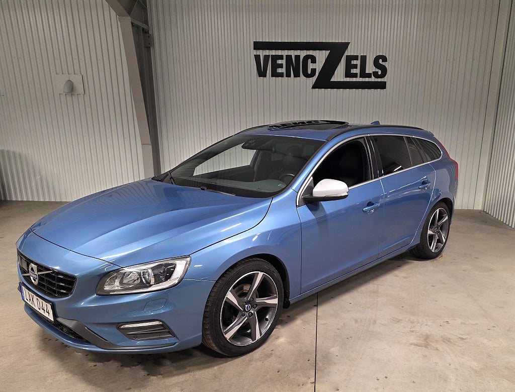 Volvo V60 D4 Aut R-Design Dragkrok GPS Värmare VOC Taklucka