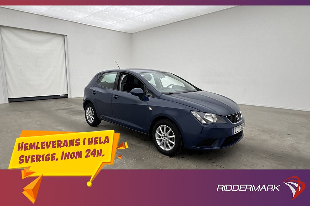Seat Ibiza 1.2 TSI 90hk Style Sensorer Farthållare