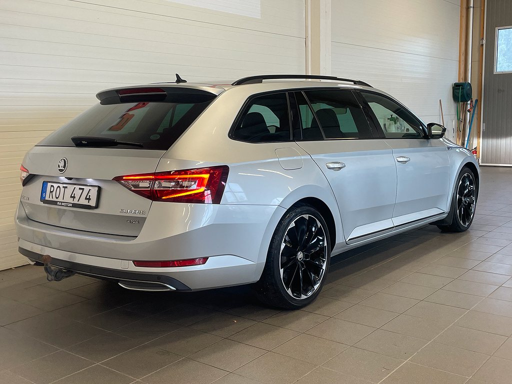 Skoda Superb TDI 190hk 4x4 SportLine |Drag|D-värm|Navi| 2019