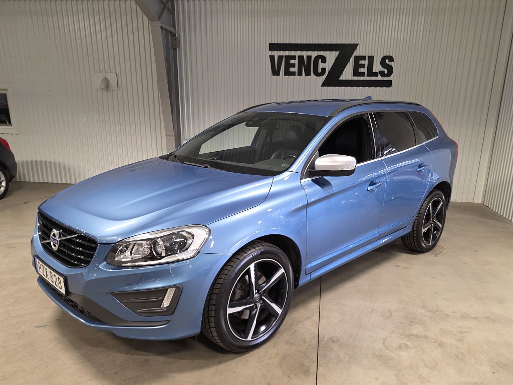 Volvo XC60 D4 R-Design B.E Pro Drag Backkamera Värmare GPS H/K 