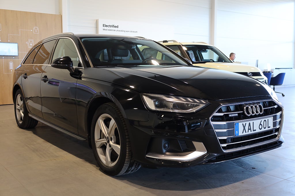 Audi A4 Avant 40 TDI 204hk Quattro | Drag | D-värm | Navi |