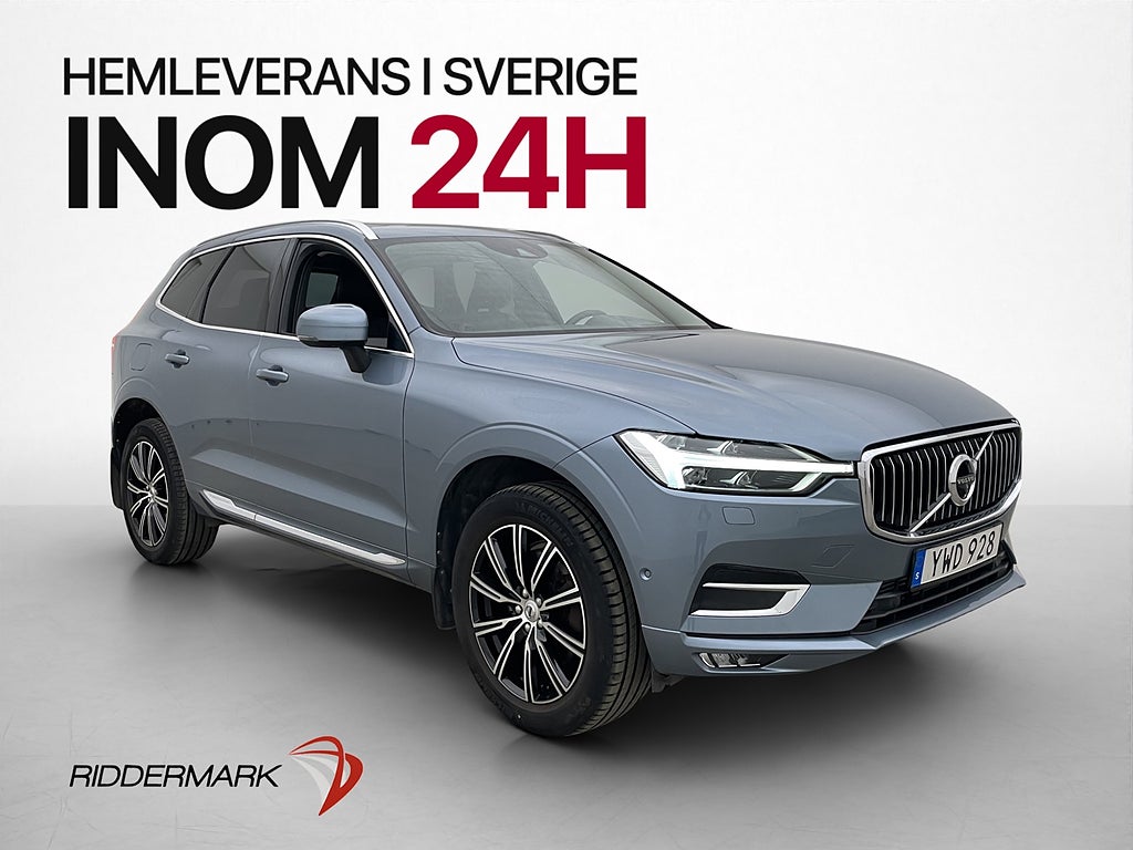 Volvo XC60 T5 AWD Inscription Pano HUD L-Fjäd 360° Värm Drag