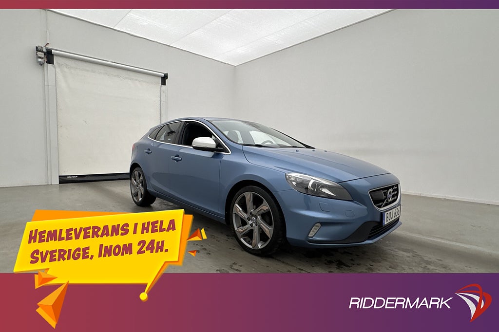 Volvo V40 D2 R-Design D-Värmare Kamera Navi Skinn Adp-Fart