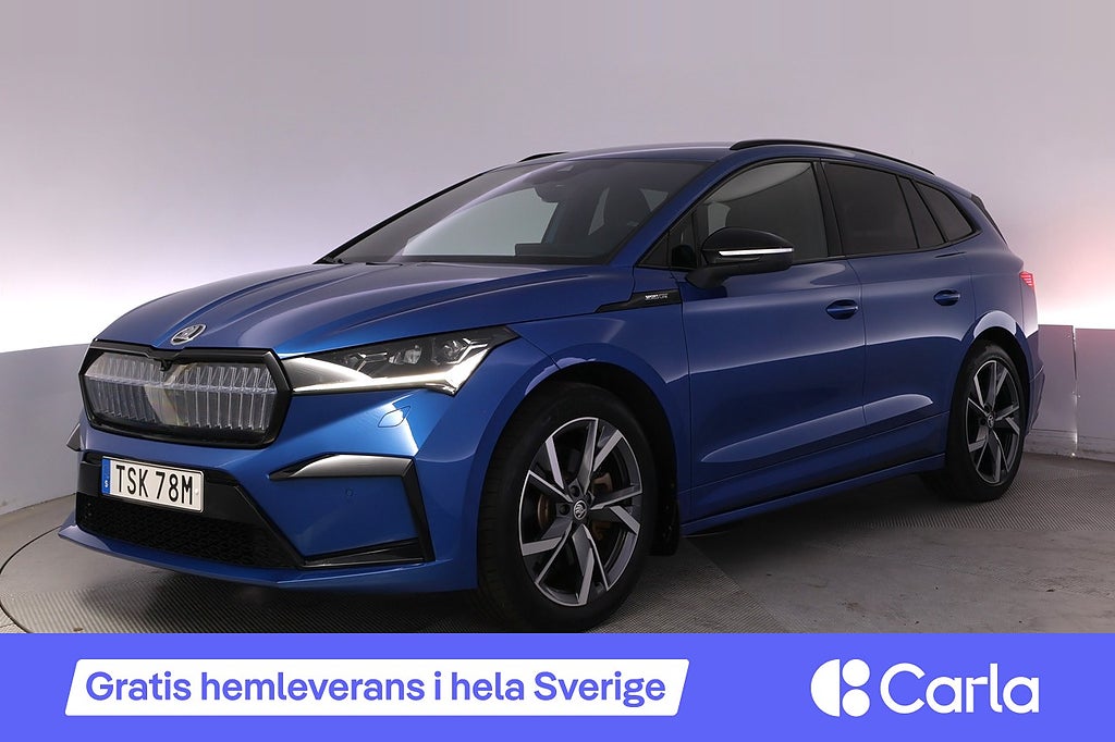 Skoda Enyaq iV 80x Sportline Kamera Elstol HUD Matrix Drag