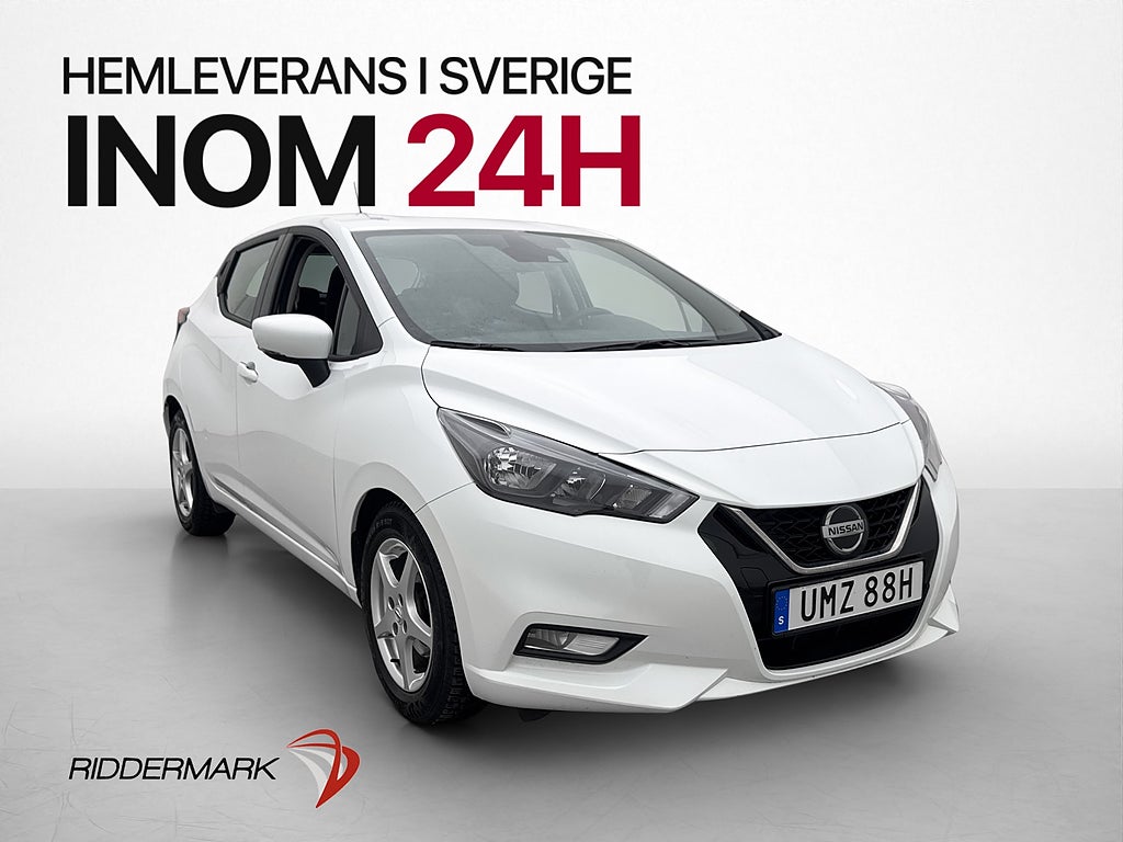 Nissan Micra 1.0 IG-T XTRONIC-CVT 92hk Bluetooth Sensorer