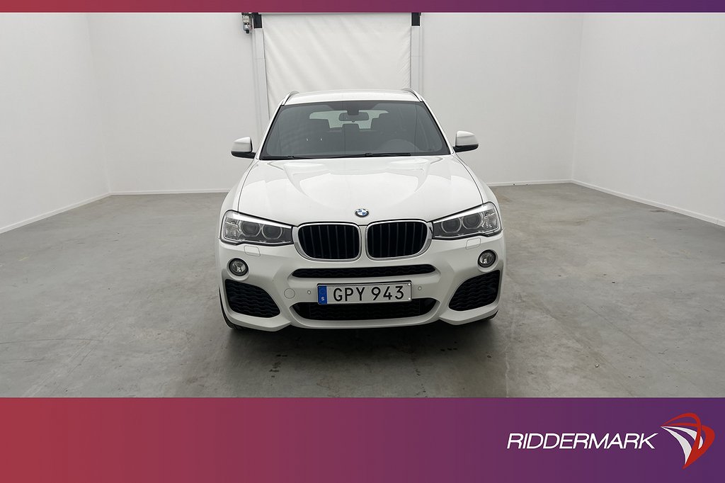 BMW X3 xDrive20d 190hk M Sport H/K Navi Sensorer Halvskinn