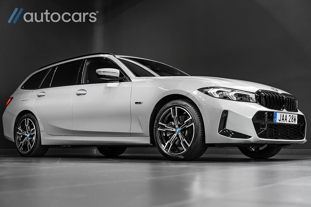 BMW 330e Touring M Sport Leasbar|HiFi|Läder|Drag|Kamera|Shadow