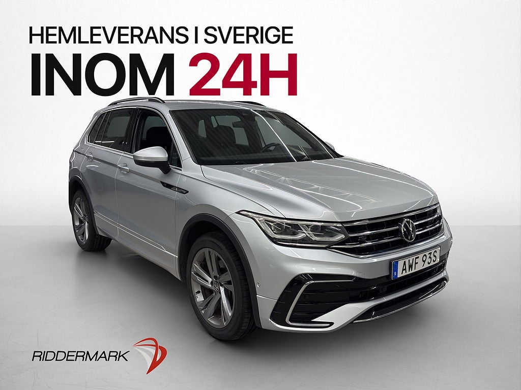 Volkswagen Tiguan 4M R-Line Värmare Dragkrok Cockpit Kamera