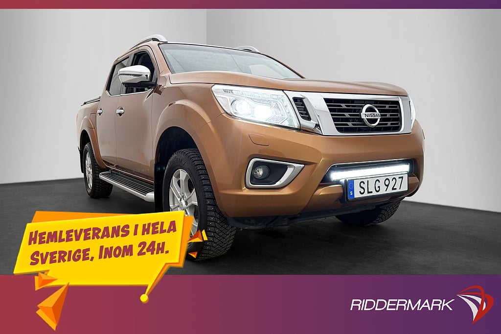 Nissan Navara 2.3 4WD Taklucka Drag 360° Skinn Diff Moms