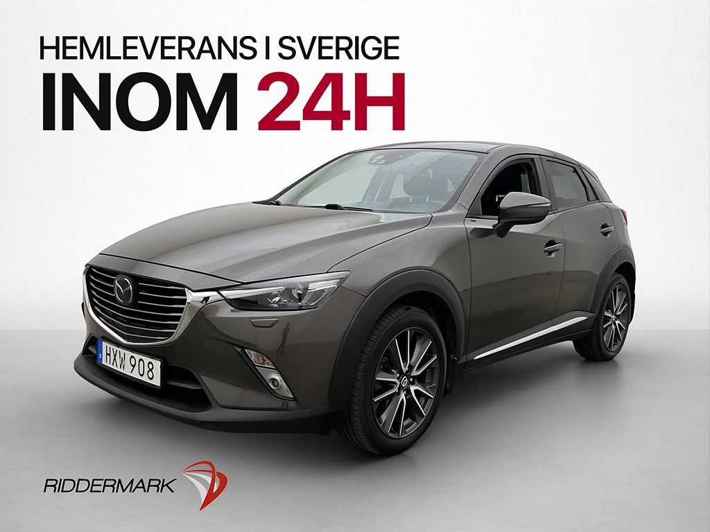 Mazda CX-3 AWD 2.0 Optimum BOSE Läder Head-Up Backkamera