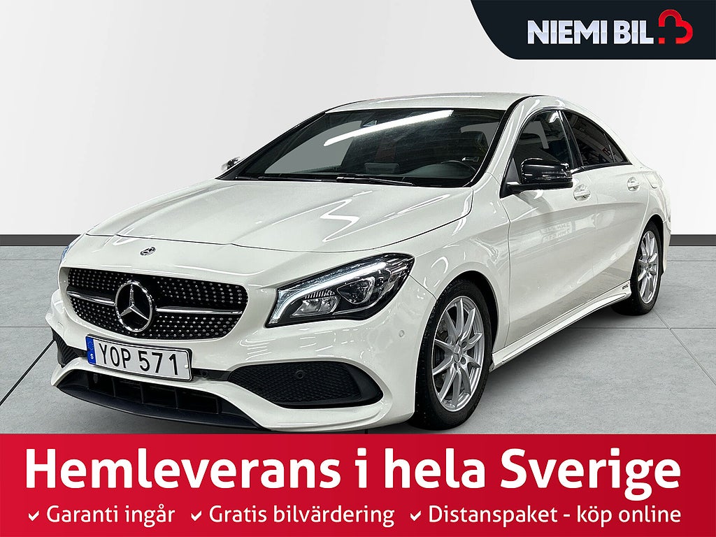 Mercedes-Benz CLA 200 7G-DCT AMG Sport S&V-däck/M-värm/Kamera/Låg skatt