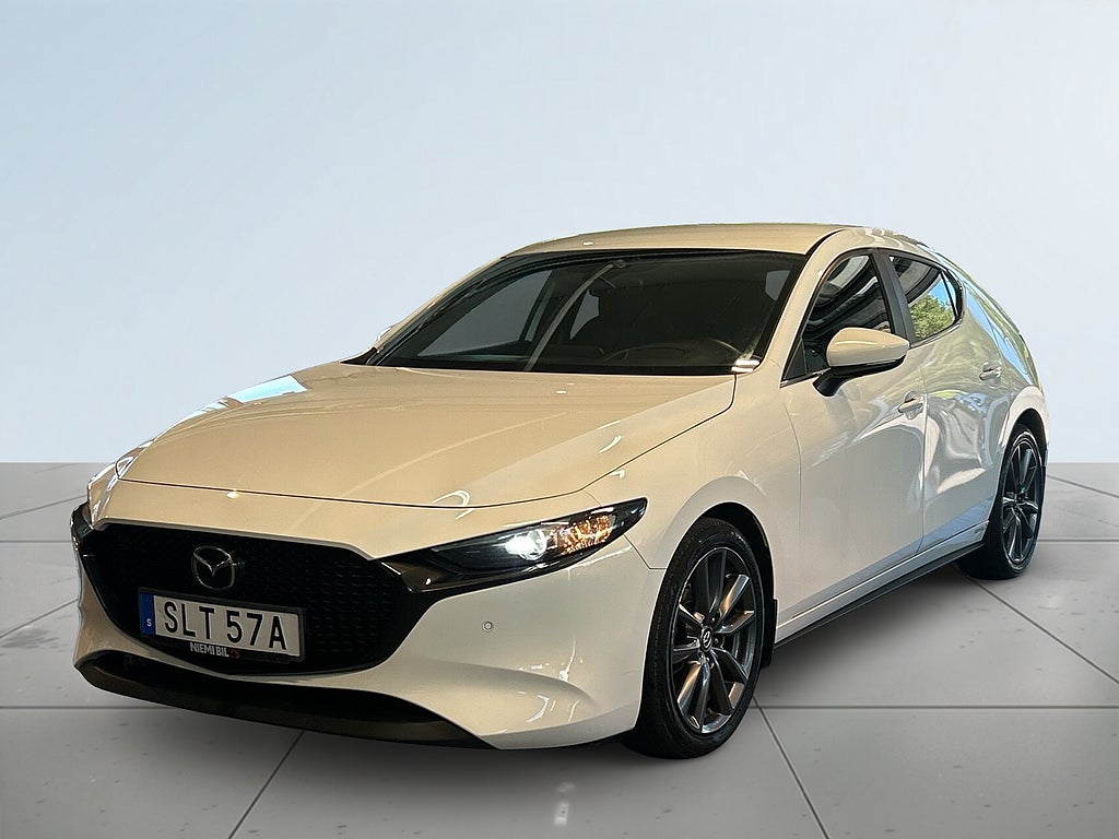 Mazda 3 2.0 M Hybrid Kamera/MoK-Värm/S&V-Hjul/HuD/Navi/ACC/BLIS
