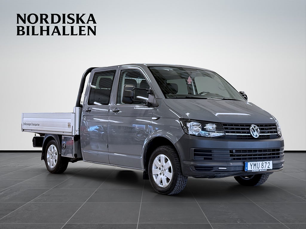 Volkswagen Transporter Chassi Dubbelhytt T30 2.0 TDI Euro6 MOMS D-värmare Nybytt kamrem
