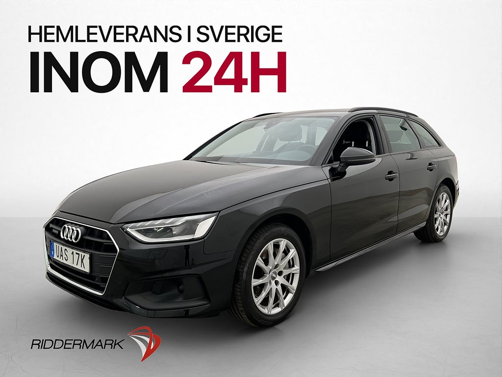 Audi A4 Avant 2.0 TDI 190hk Q Proline Sensorer Drag Värmare