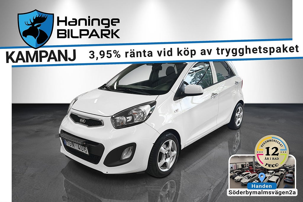 Kia Picanto 5-dr 1.0 / KAMKEDJA / NYSERVAD / NYBESIKTIGAD /