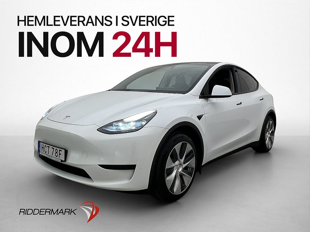 Tesla Model Y Standard Range Drag Värmepump MOMS Svensksåld
