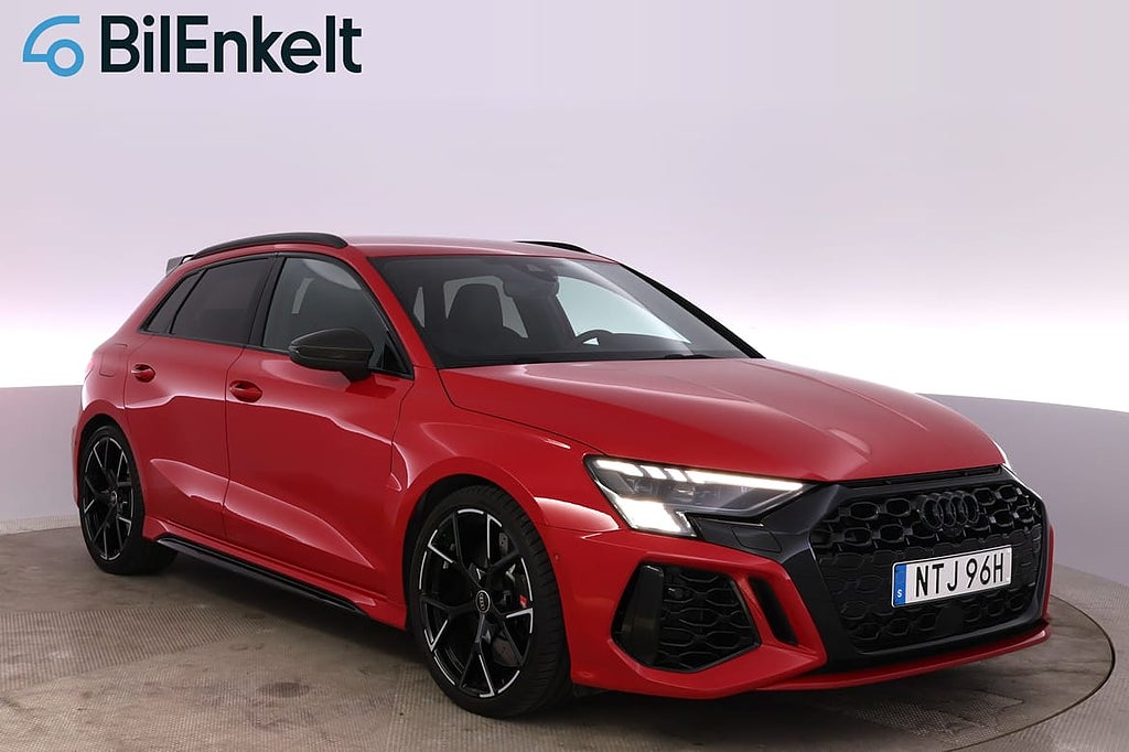 Audi RS3 Sportback 2.5 TFSI Quattro Kolfiber HUD 400hk