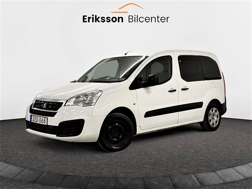 Peugeot partner tepee 1.6 BlueHDi 99hk Automat Dragkrok/Euro 6