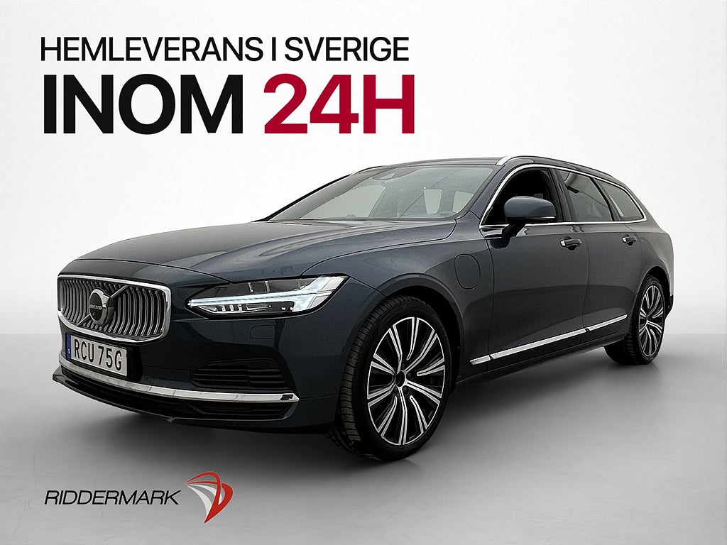 Volvo V90 T6  340hk AWD Inscription B&W Pano 360° HuD Drag
