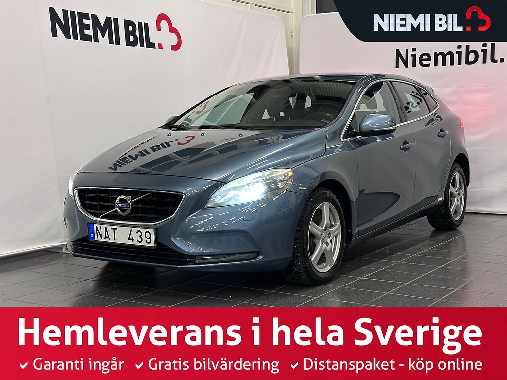 Volvo V40 D4 Summum S&V-hjul/Skinn/Elstol/VOC-värm/B-kamera