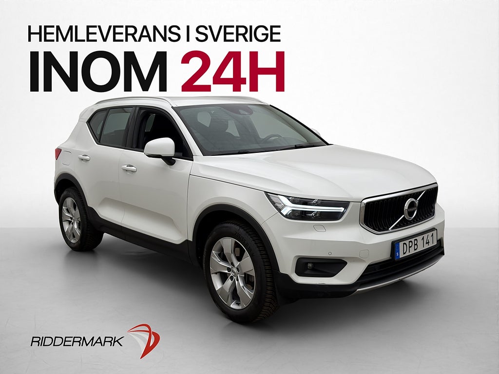 Volvo XC40 D4 190hk AWD Momentum Edition Skinn Drag Värmare