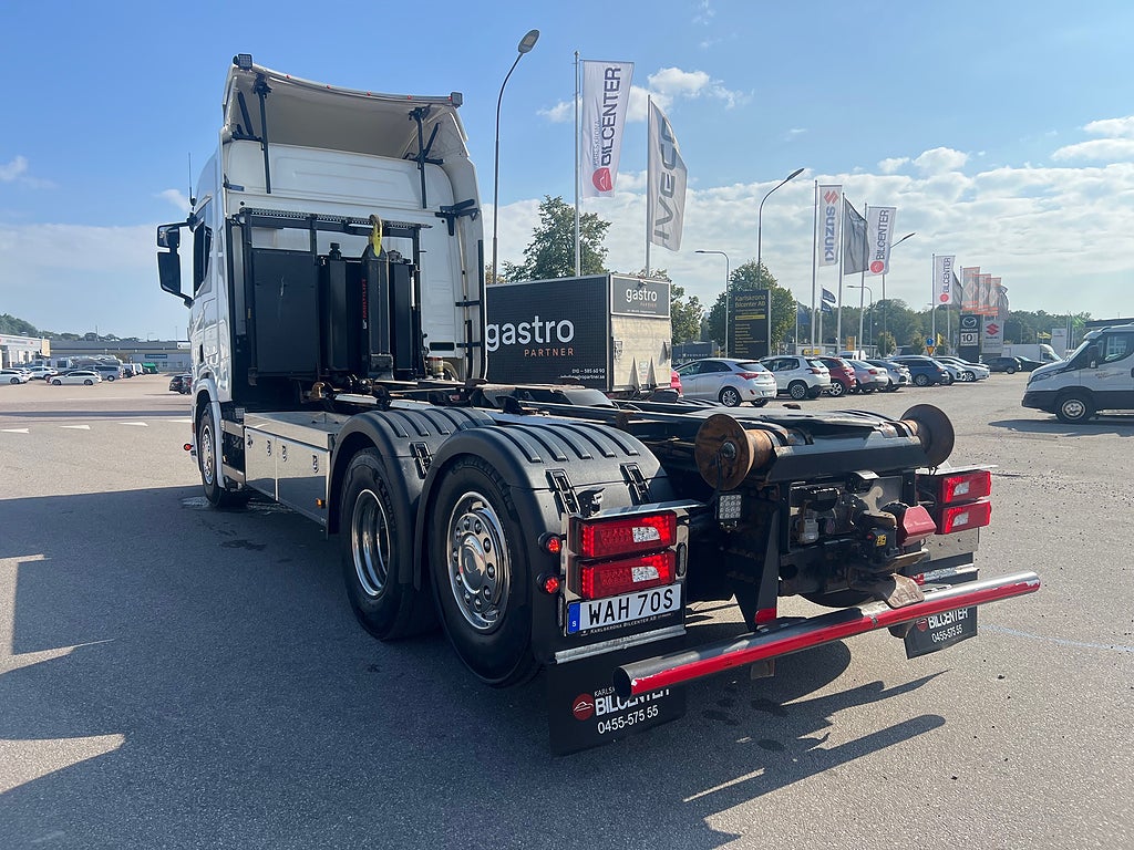 Scania R500 6x2*4 Lastväxlare inkl Schaktflak & Tippkärra