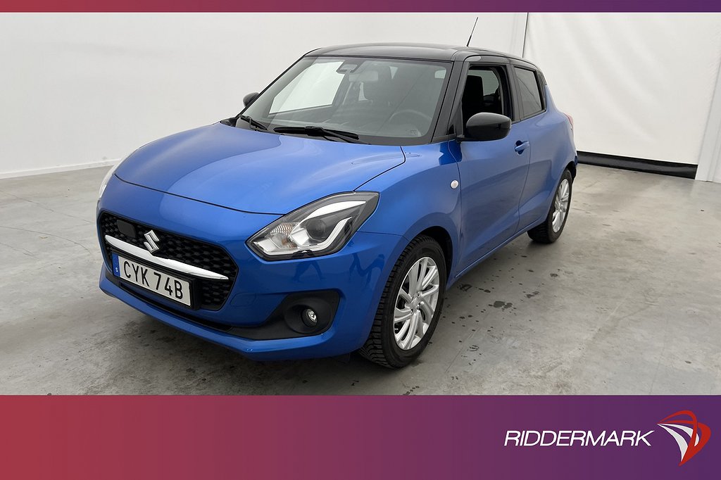 Suzuki Swift 1.2 CVT 83hk Kamera CarPlay Döda-Vinkeln Drag