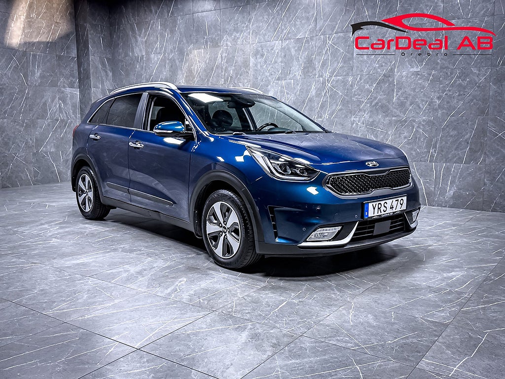 Kia Niro Hybrid DCT 141hk Skinn Kamera CarPlay Navi Rattvärme