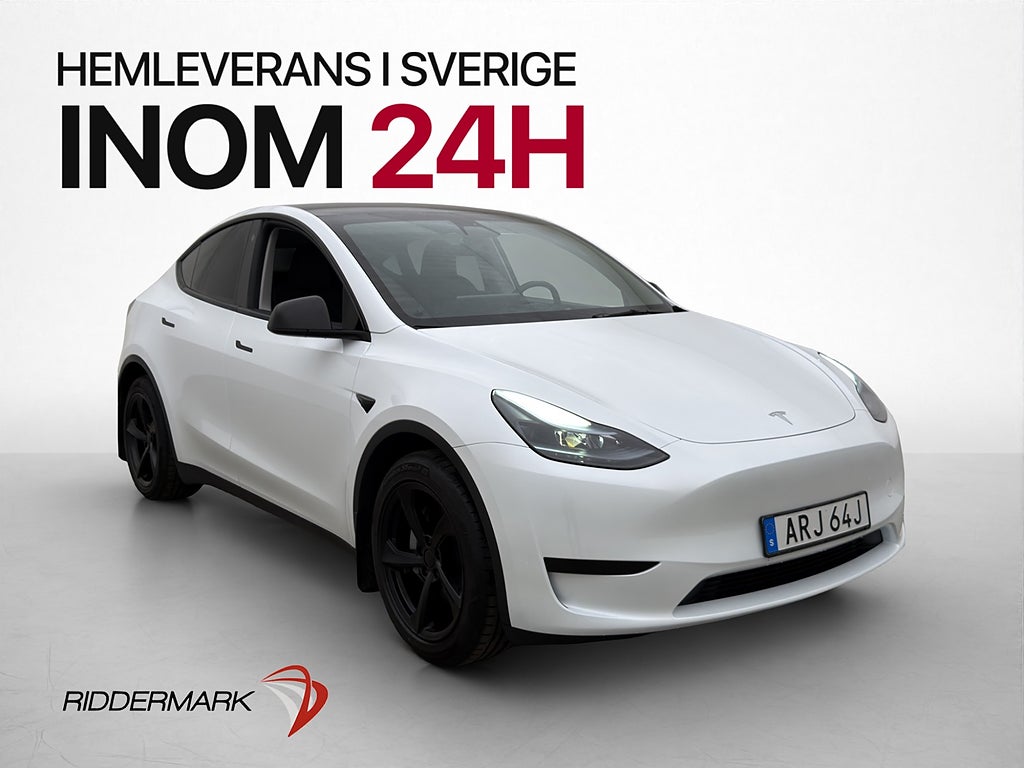 Tesla Model Y Standard Range Pano Skinn Drag B-Kamera AP