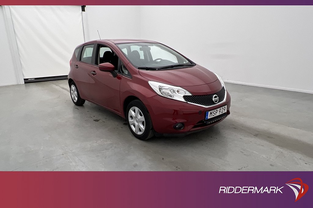 Nissan Note 1.2 80hk Farthållare Låg-skatt 0,47L/Mil