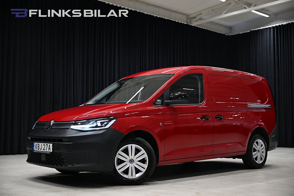 Volkswagen Caddy Maxi DSG 122HK Dubbeldörr|LED|Inredd|GPS|Backkamera|Leasbar