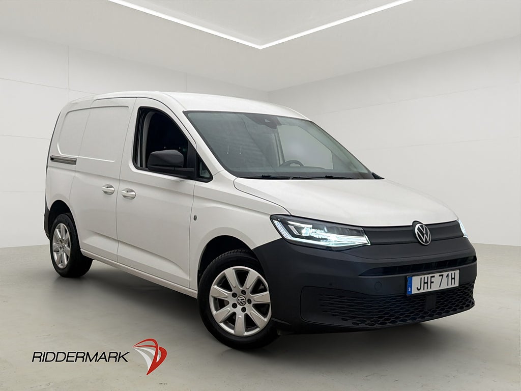 Volkswagen Caddy Cargo 122hk Värm Drag V-Inredd CARPLAY Moms