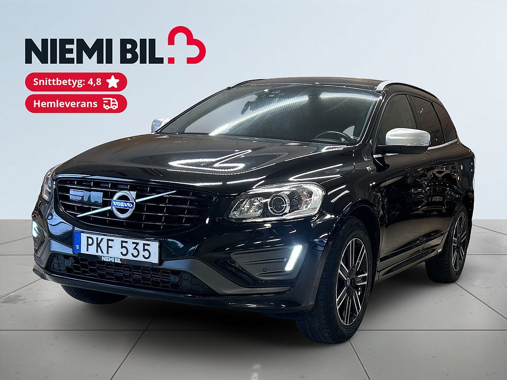 Volvo XC60 D4 AWD R-Design Mvärme Drag B-kamera Rattvärme Navi S&V
