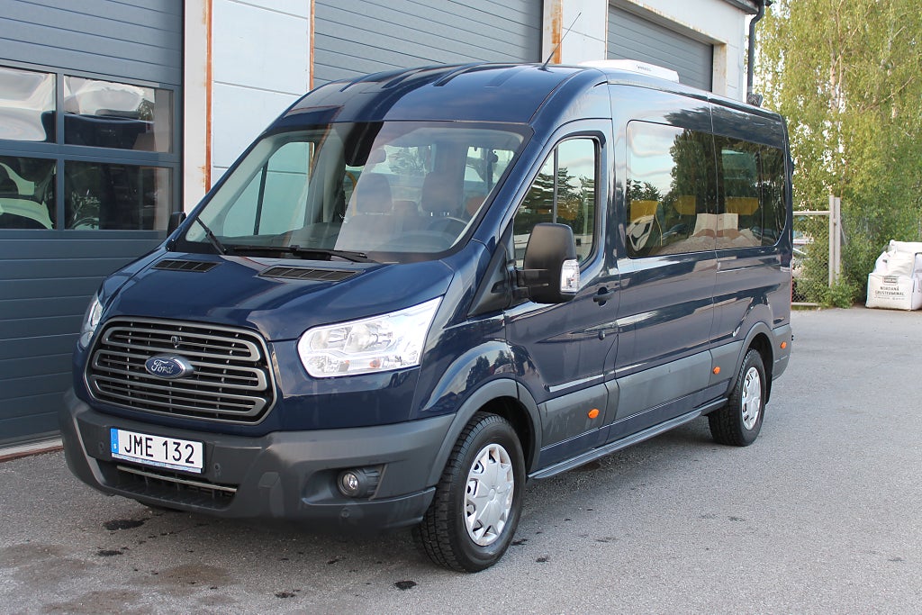Ford Transit 350 2.0 TDCi AUTOMAT /9SITS/2 RULLSTOLAR/1ÄGARE/BAKLYFT