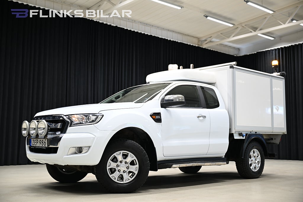 Ford ranger TDCi 160HK Servicebil|Kåpa|Inredd|Moms|EnÄgare|SeUtr!!!