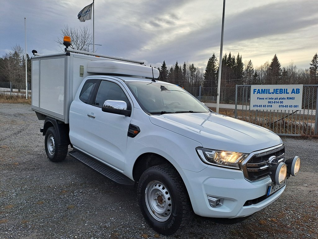 Ford Ranger SuperCab 2.0 TDCi 170hk EcoBlue 4x4 Skåp,Värmare