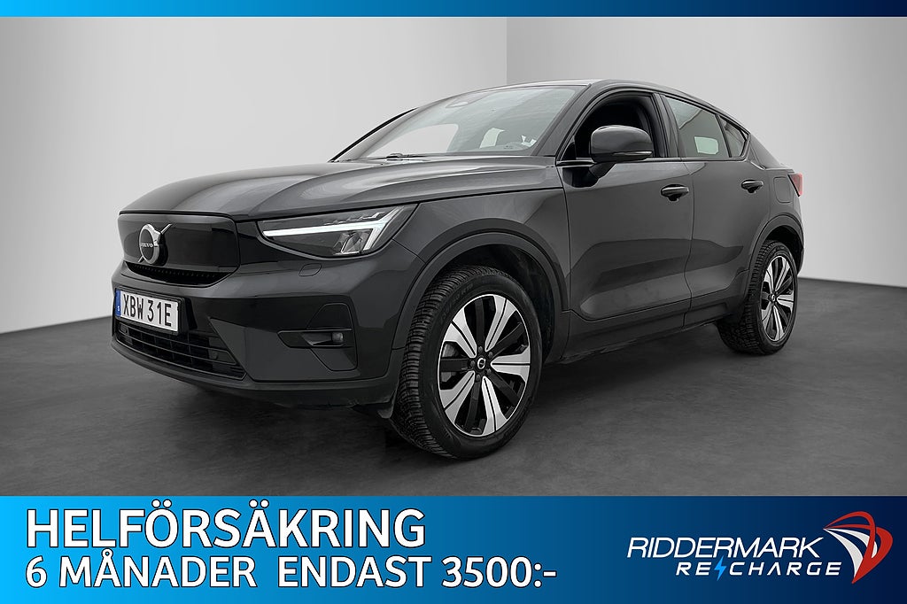 Volvo C40 Recharge Single Motor Plus Värmare Pano Kamera Nav