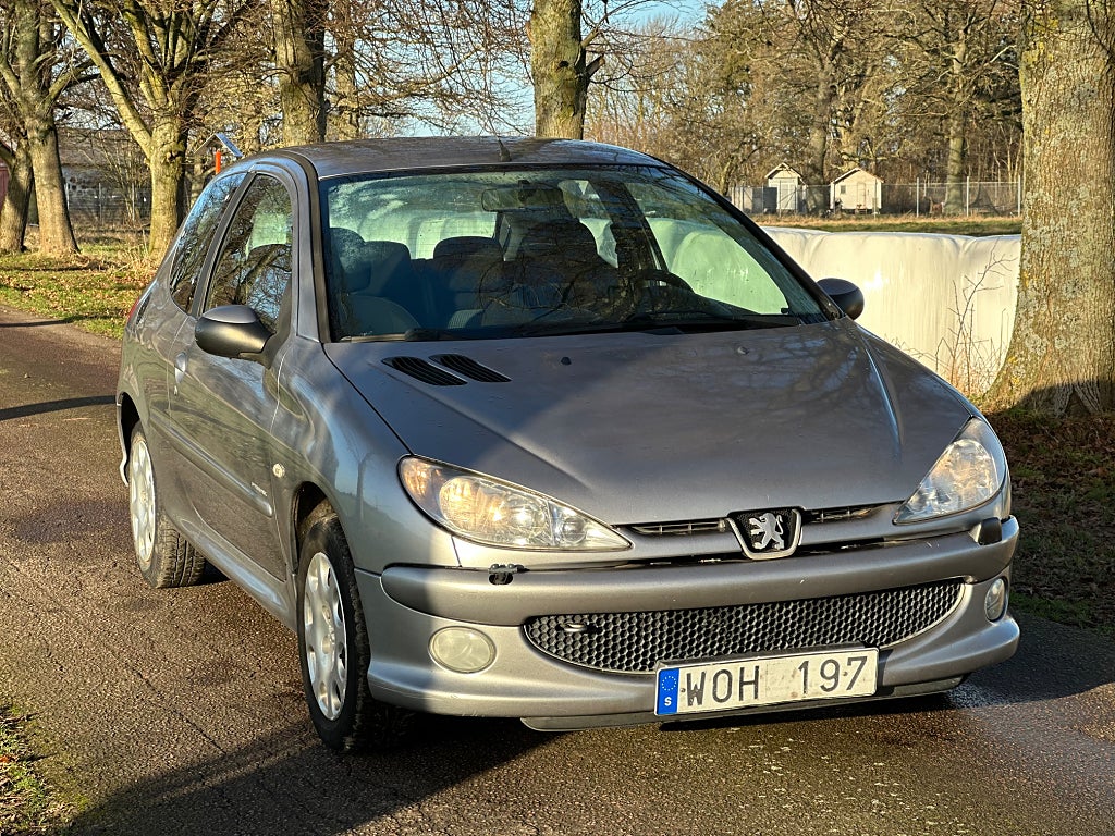Peugeot 206 1.4 X-Line Euro 4, Svensksåld, Ny besiktigad 2027-03