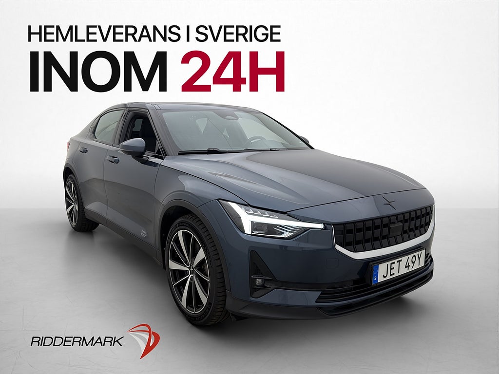 Polestar 2 Long Range Pilot Plus Pano Värmare H/K 360° MOMS