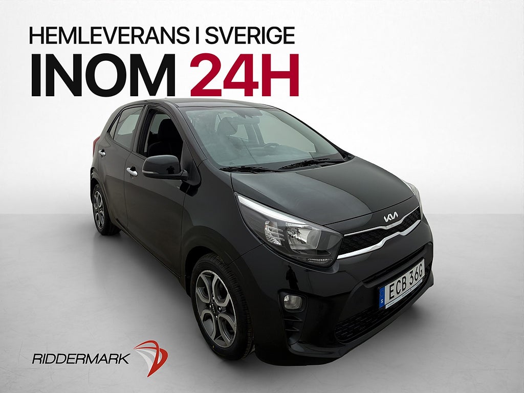 Kia Picanto 1.0 MPI 67hk Advance Kamera Farthållare CarPlay