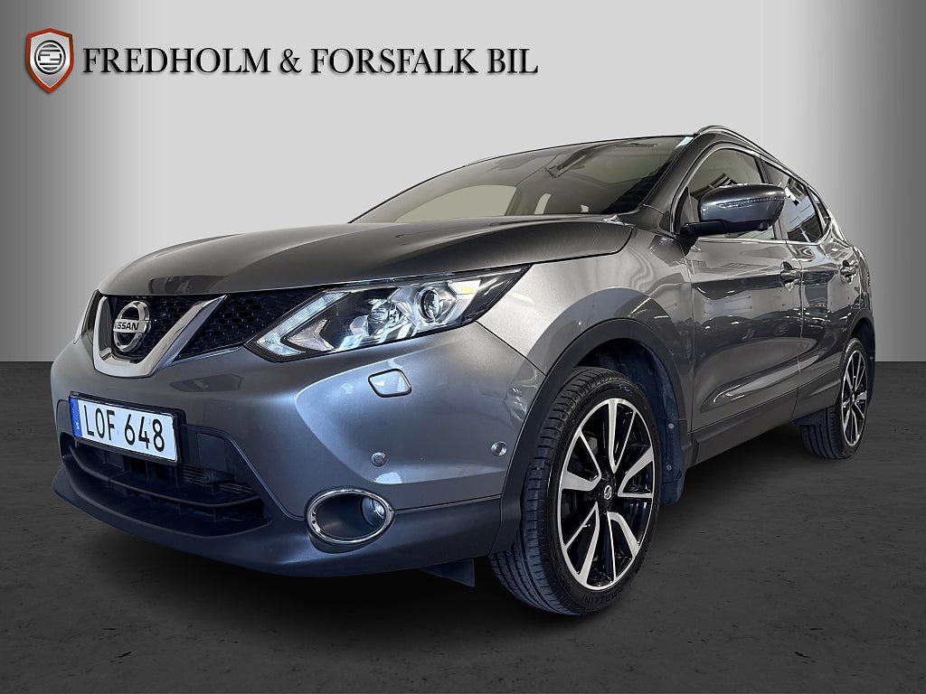 Nissan Qashqai 1.2 DIG-T Tekna Panorama Navi V-hjul ingår!