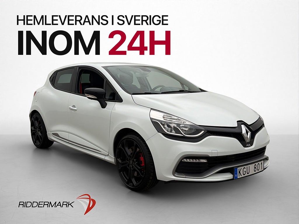 Renault Clio RS 1.6 TCe 200hk 1-Brukare BASS-Reflex Skinn