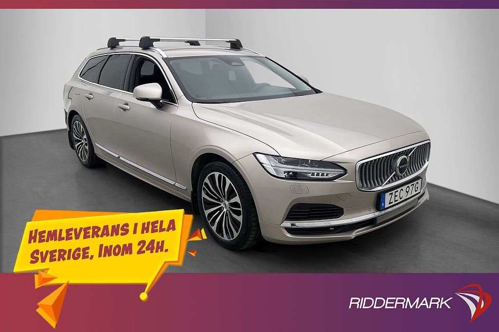 Volvo V90 T6 Long Range AWD Google Värmare Kamera Skinn Drag