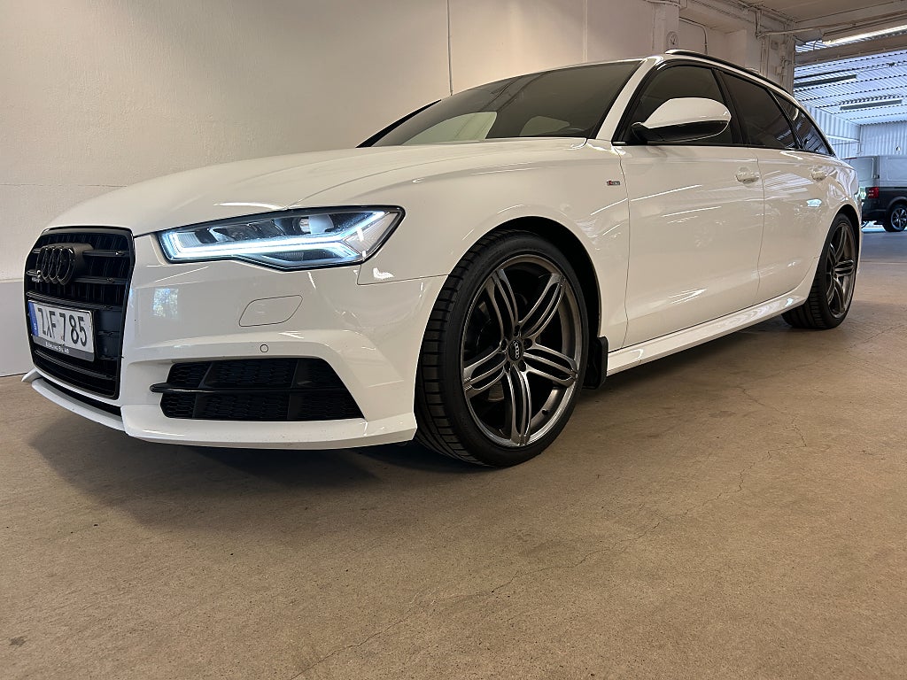 Audi A6 Avant 2.0 TDI quattro S-Line Svart optik Drag Värmare