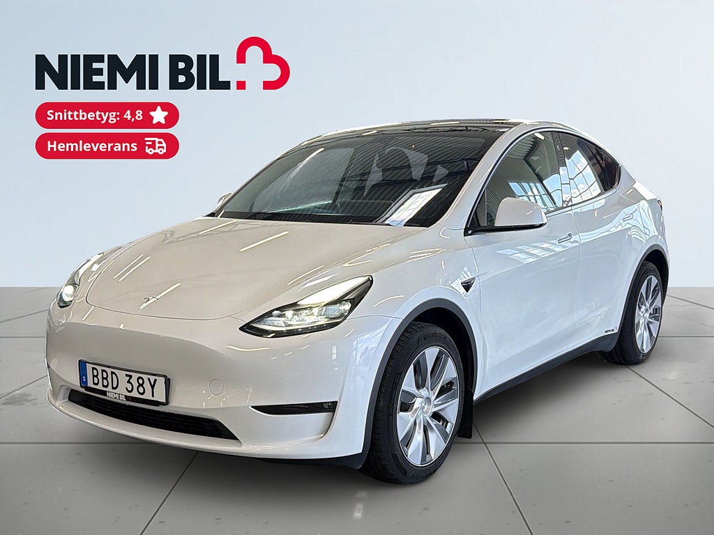 Tesla Model Y Long Range AWD Long Range Värmepump/Elstolar/Pano/Navi