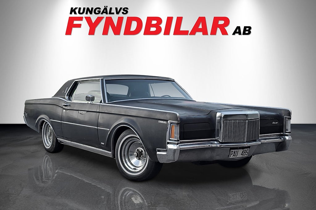 Lincoln Continental Mark III V8 370hk 1 Ägare 17 år 1697:- Mån