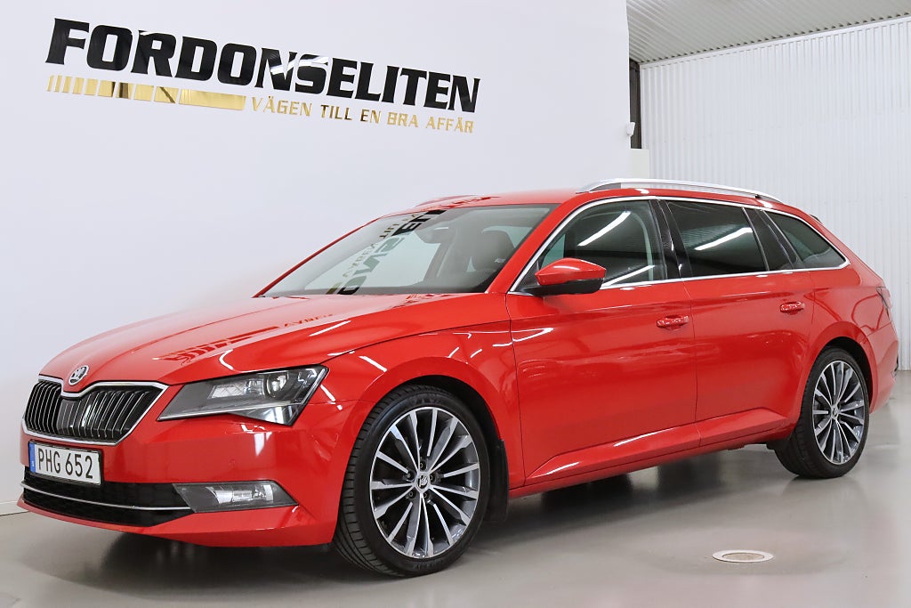 Skoda Superb 2.0 TDI 4x4 L&K Värmare Canton B-kamera Drag 190hk