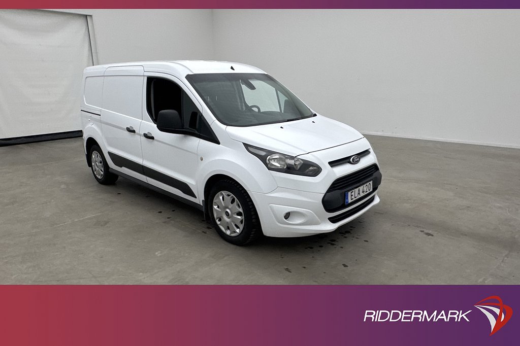 Ford Transit Connect LWB Värmare Drag 3-Sits Bluetooth Moms