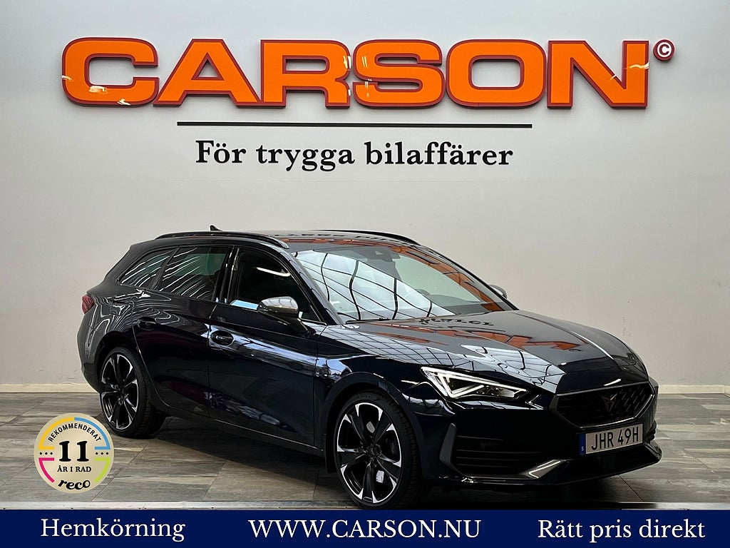 Cupra Leon Sportstourer e-Hybrid Värmare Navi Drag Leasebar!